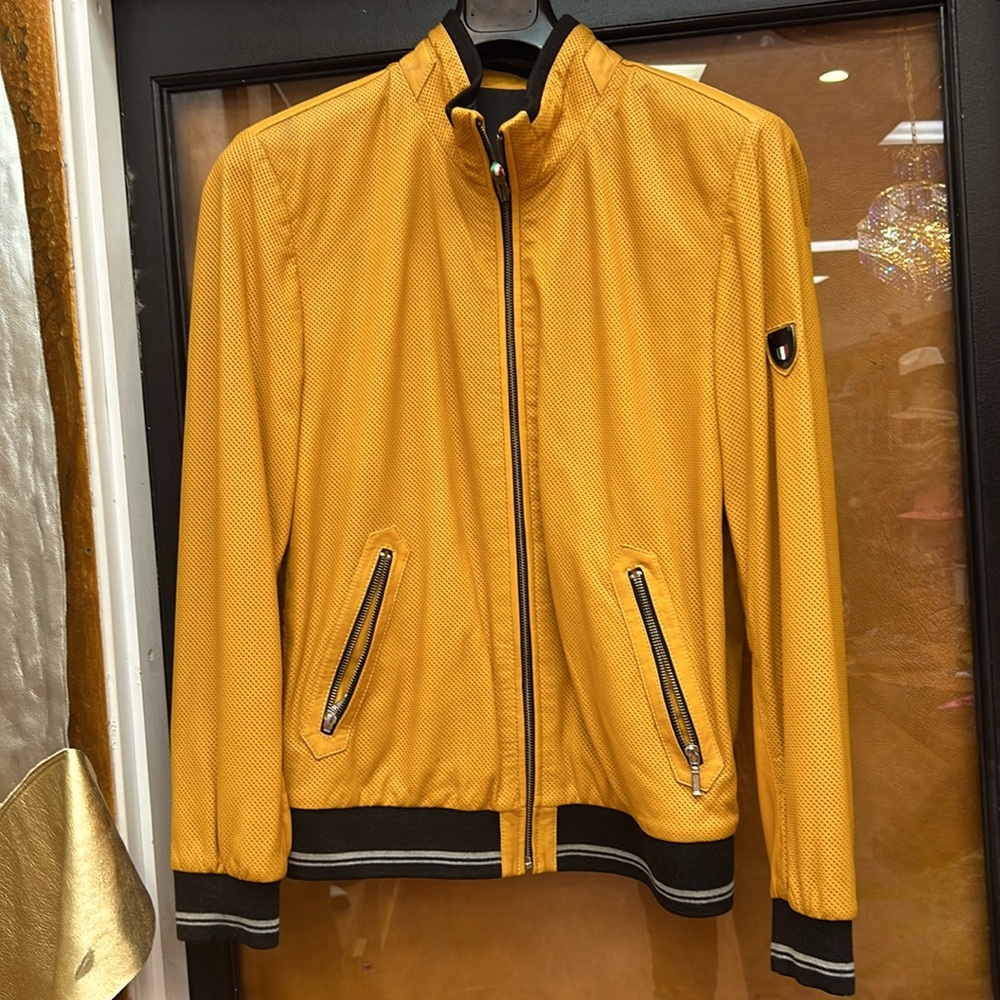 Reversible Leather Jacket made in Italy